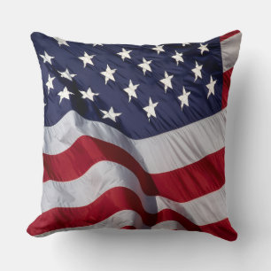 American Flag wall clock Cushion