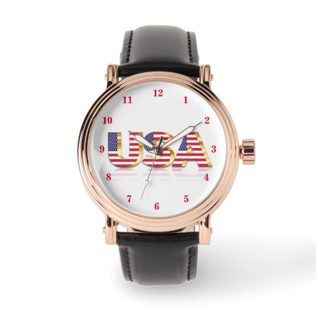 American Flag Watch USA Patriotic (Front)