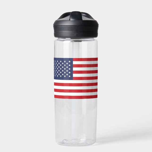 American Flag Water Bottle (Front)