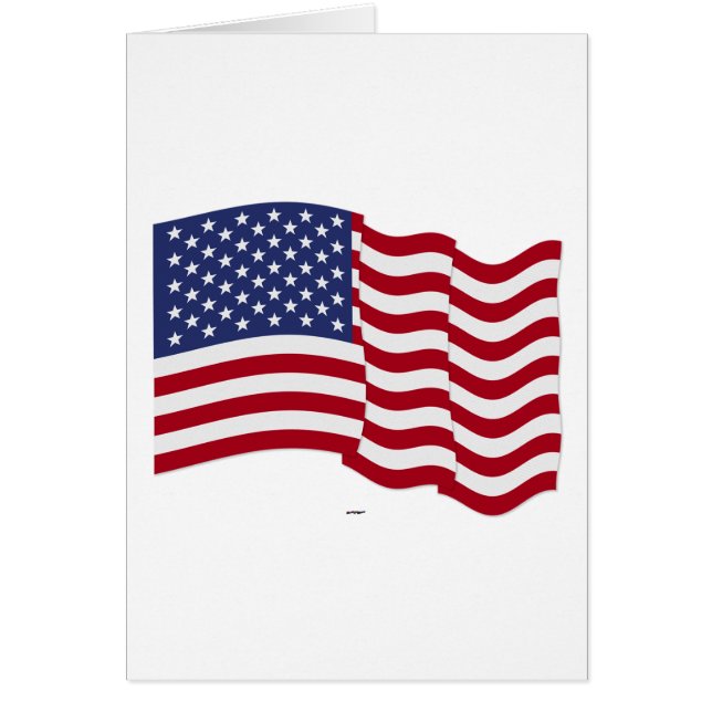 American Flag Waving (Front)