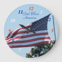 American Flag waving in the breeze- customise