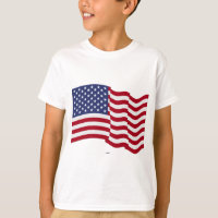 American Flag Waving