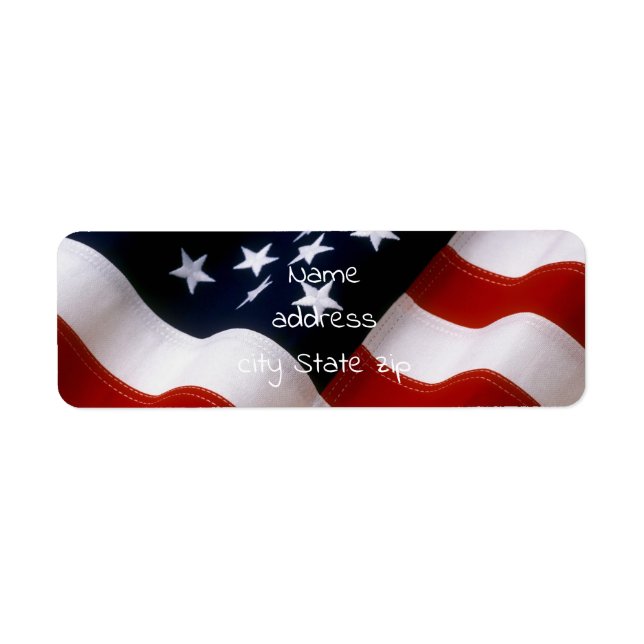 American flag wavy (Front)