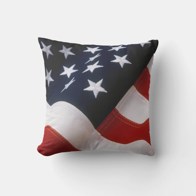 American flag wavy cushion (Front)