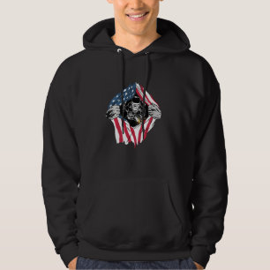 American Flag Welder Patriotic Usa 4th Of July Wel Hoodie
