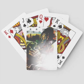 American Flag Welder Playing Cards
