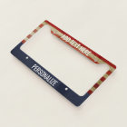 American Flag with Custom Add 2 Lines Text