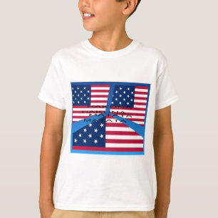 American Flag with Hakuna Matata: Patriotic Design T-Shirt