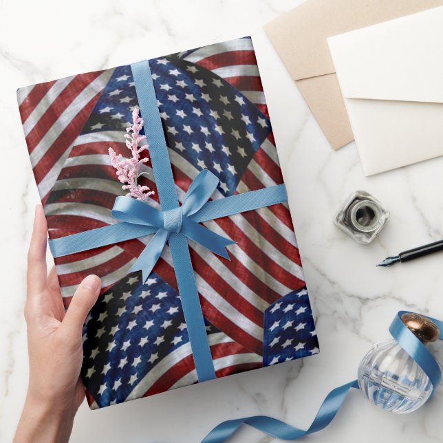 American Flag Wrapping Paper (Gifting)