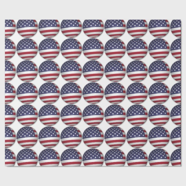 AMERICAN FLAG WRAPPING PAPER (Seam)
