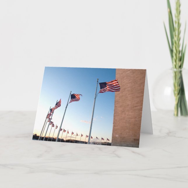 American Flags Card (Front)