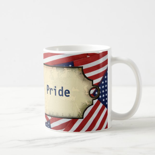 American flags coffee mug (Right)