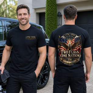 American Flags Patriotic USA 250 T-Shirt