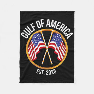 American Flags Usa Gulf Fleece Blanket