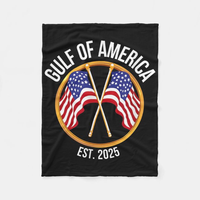 American Flags Usa Gulf  Fleece Blanket (Front)