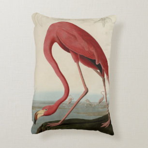 American Flamingo from Audubon's Birds of America Decorative Cushion