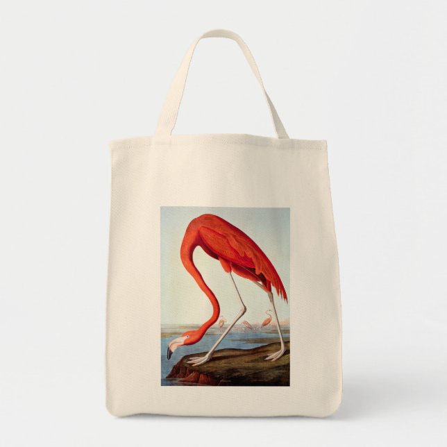 American Flamingo Tote Bag (Front)
