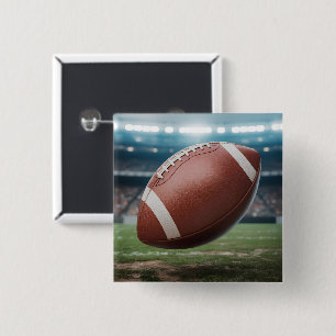 American Football 15 Cm Square Badge