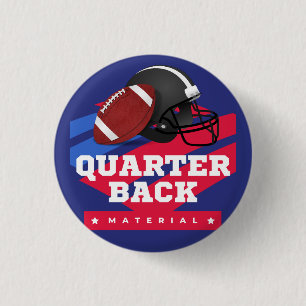 American Football 3 Cm Round Badge