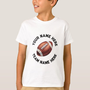 American Football Add Your Name Personalized T-Shirt