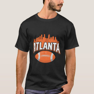 American Football Atlanta Skyline Cool Sports Love T-Shirt