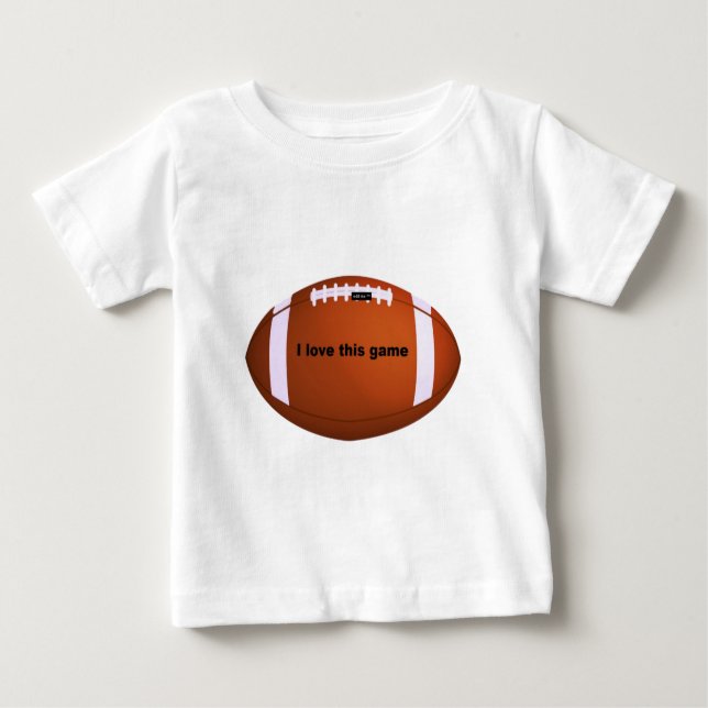 American football baby T-Shirt (Front)