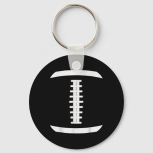 American Football Ball Costume Lace Up Thanksgivin Key Ring