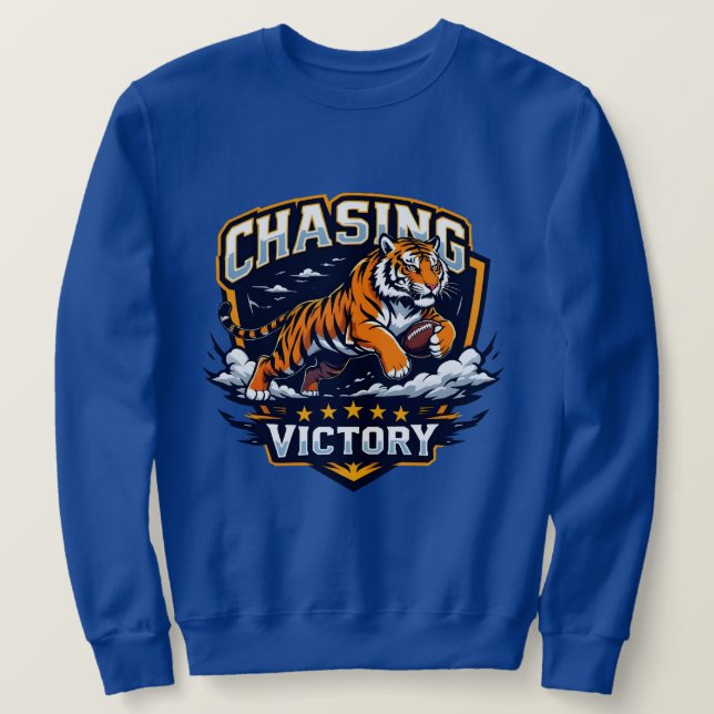 American Football Chasing Victory Sweatshirt (Design Front)