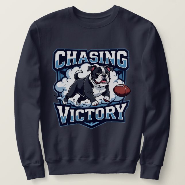 American Football Chasing Victory Sweatshirt (Design Front)
