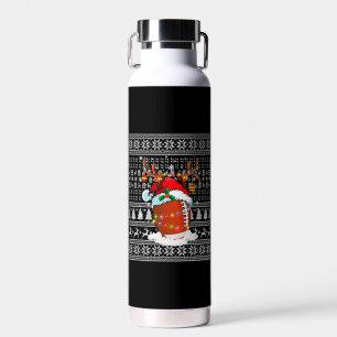 American football christmas  water bottle