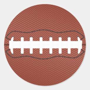 american football classic round sticker