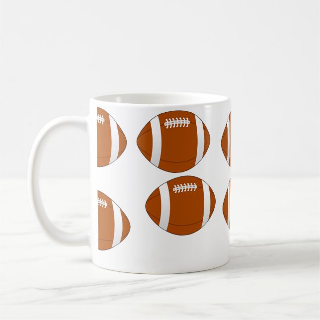 american football coffee mug (Left)