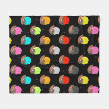 American Football - Colourful Helmets and Ball 