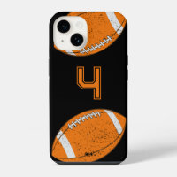 American Football Custom Jersey Number Black