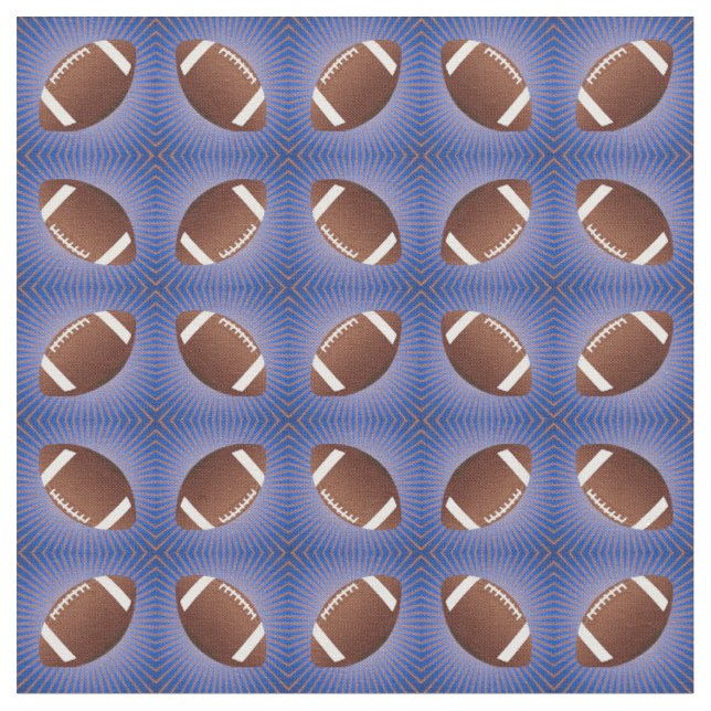 American Football Design Fabric (Close Up)