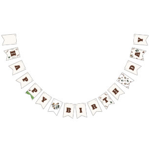 American Football dinosaur birthday  Bunting
