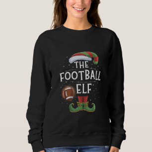 American Football Elf Family Matching Christmas Sweatshirt