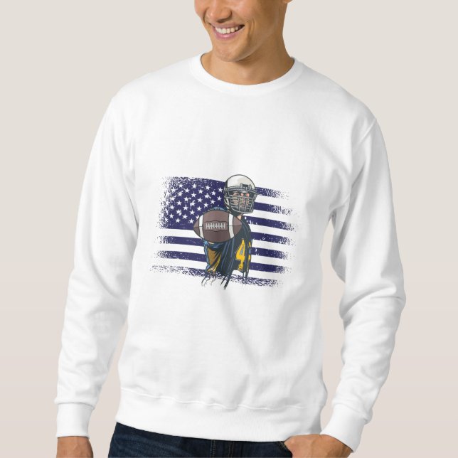 American Football Fan Jersey Shirt USA Flag (Front)