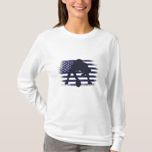 American Football Fan Jersey Shirt USA Flag