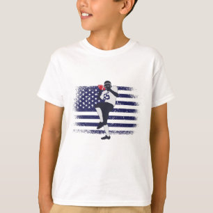 American Football Fan Jersey Shirt USA Flag