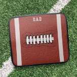 American Football Fan Monogram Laptop Sleeve<br><div class="desc">Suitable for Dad's that love the game of football or anyone in need of a laptop sleeve - just add your initials</div>