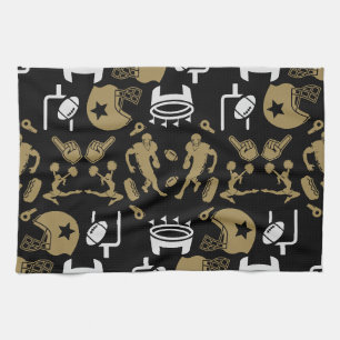 American Football Fan Tea Towel