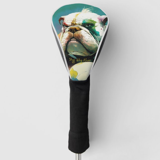 American Football - Fanny Anime Bulldog 004 Golf Head Cover (Front)