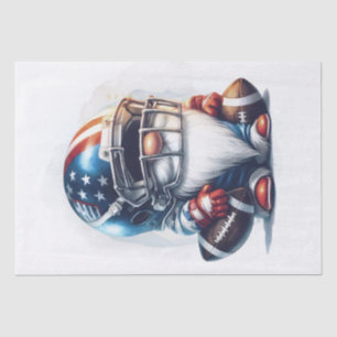 American Football Gnome Tissue Paper