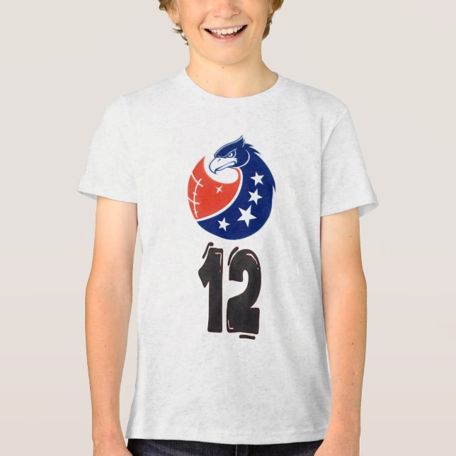 American Football : Gridiron Glory  Tri-Blend Shirt (Front)