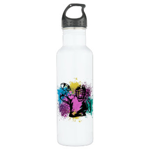 American Football Grungy Colour Splashes 710 Ml Water Bottle