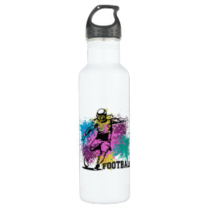 American Football Grungy Colour Splashes 710 Ml Water Bottle