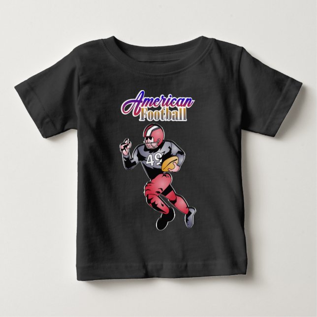 American Football Illustration Baby T-Shirt (Front)