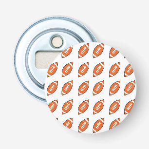 American football illustration pattern bottle opener