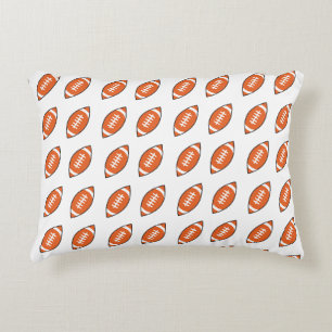 American football illustration pattern decorative cushion